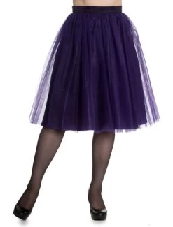 Hell Bunny Ballerina Skirt: Purple