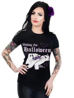 Too Fast Waiting For Halloween Like... Babydoll T-Shirt