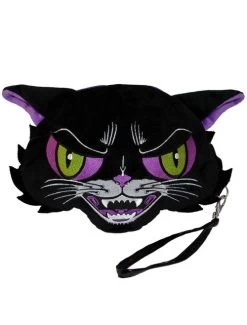 Kreepsville 666 Kattitude Plush Wristlet Purse