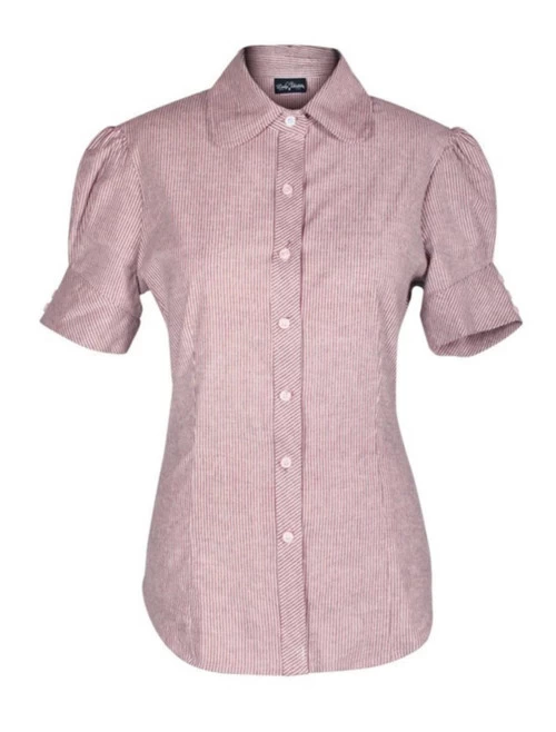 Lucky 13 Shake Shack Vintage Striped Top: Red / White - Small To Large 6 Lucky 13 Shake Shack Vintage Striped Top: Red / White - Small To Large - Image 4