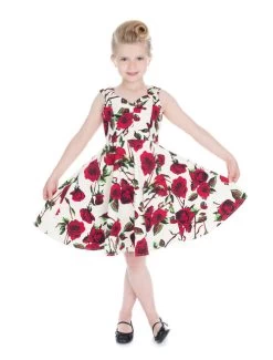 Hearts And Roses Ditsy Rose Kids' Dress