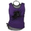 Spiral Black Rose Dew 2 In 1 Mesh Neck Tank -Fashion Apparel Big C Edit Front 69599.1572943757