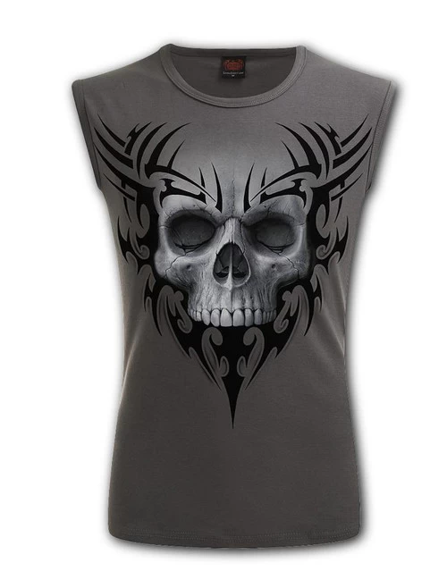 Spiral Solemn Skull Sleeveless Shirt 3 Spiral Solemn Skull Sleeveless Shirt