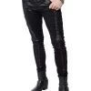 Kreepsville 666 Skeleton Unisex Skinny Jeans: Black Bone 1 Kreepsville 666 Skeleton Unisex Skinny Jeans: Black Bone -Fashion Apparel Big C Edit Front 72876.1580453697