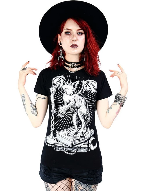 Restyle Ominous Cat T-Shirt 7 Restyle Ominous Cat T-Shirt - Image 5