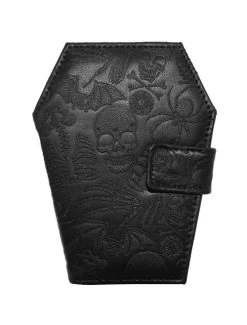 Kreepsville 666 Embossed Skull Coffin Wallet