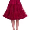 Banned Starlite 23" Petticoat: Bordeaux -Fashion Apparel Big C Edit Front 82960.1556853481