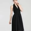 Hell Bunny Monroe Dress: Black 1 Hell Bunny Monroe Dress: Black -Fashion Apparel Big C Edit Front 86542.1714473233