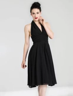 Hell Bunny Monroe Dress: Black