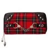 Banned Handcuff Wallet: Red Tartan 1 Banned Handcuff Wallet: Red Tartan -Fashion Apparel Big C Edit Front 89088.1549260312