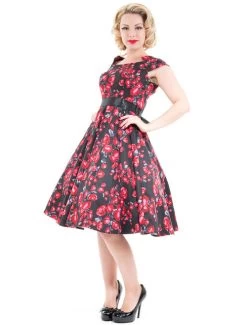 Hearts And Roses Red Rose Day Dress -Fashion Apparel Big C Edit Front 91626.1557463686