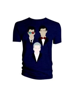 Doctor Who 10th 11th 12th Vector Triangle T-Shirt - 2XL