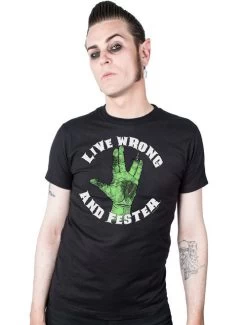 Kreepsville 666 Live Wrong And Fester T-Shirt