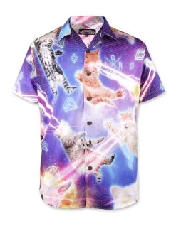 Loose Riders Button Up Shirt: Catpocalypse - Small