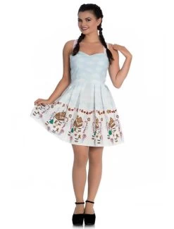 Hell Bunny Christmas Candy Dress - Small And XL -Fashion Apparel Big C Edit Front 95805.1639053431