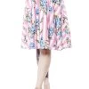 Sourpuss Carousel Roses Sweets Skirt - Small -Fashion Apparel Big C Edit Front 96758.1567066944