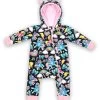Six Bunnies Hooded Romper: Unicorns