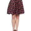 Sourpuss Cherry Cobbler Swing Skirt