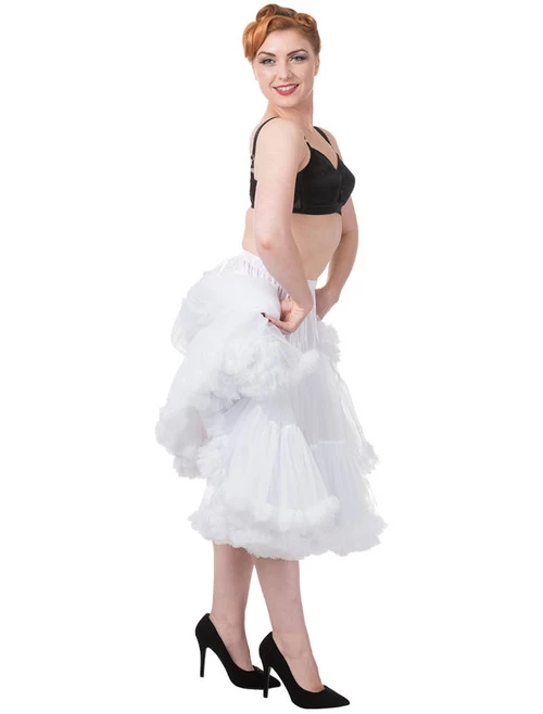 Banned Lifeforms 26" Petticoat: White 4 Banned Lifeforms 26" Petticoat: White - Image 2