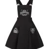 Hell Bunny Samara Pinafore Dress - XS And 5XL