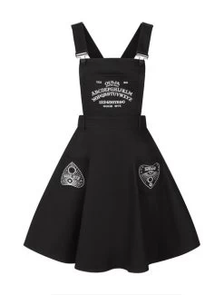Hell Bunny Samara Pinafore Dress - XS And 5XL