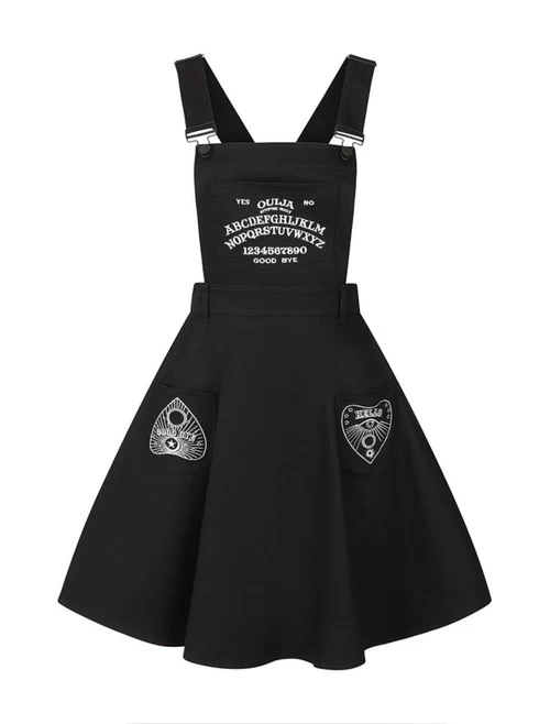 Hell Bunny Samara Pinafore Dress - XS And 5XL 3 Hell Bunny Samara Pinafore Dress - XS And 5XL