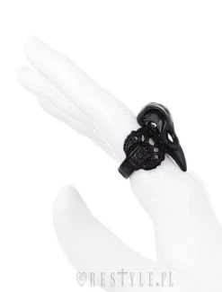 Restyle Black Witch Crow Ring 6 Restyle Black Witch Crow Ring -Fashion Apparel Big C Edit Hand 22972.1553488354