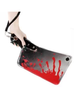Kreepsville 666 Metallic Cleaver Clutch Bag