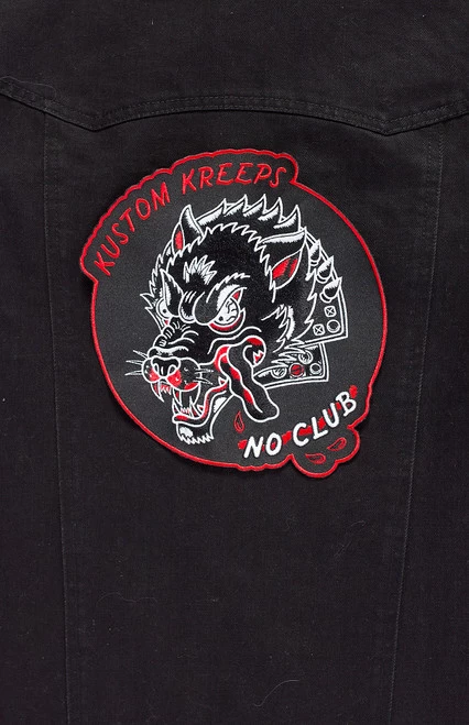 Kustom Kreeps No Club Oversized Patch 5 Kustom Kreeps No Club Oversized Patch - Image 3