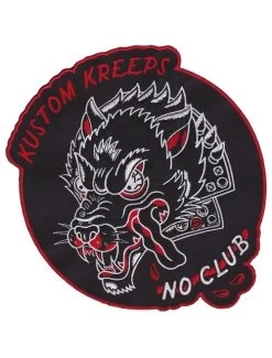Kustom Kreeps No Club Oversized Patch