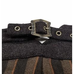 Punk Rave Striped Steampunk Pants -Fashion Apparel Big C Edit Material Close Back 37749.1559194188