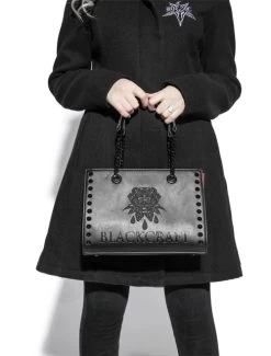 BlackCraft Cult Spirits Of The Dead Tote Bag 11 BlackCraft Cult Spirits Of The Dead Tote Bag -Fashion Apparel Big C Edit Model Front Close 21153.1604654967