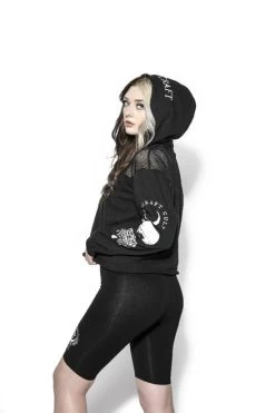 BlackCraft Cult Pentagram Moon Bike Shorts 9 BlackCraft Cult Pentagram Moon Bike Shorts -Fashion Apparel Big C Edit Model Side 81451.1604670971