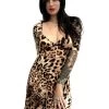 Switchblade Stiletto Lola Dress: Studded Leopard 1 Switchblade Stiletto Lola Dress: Studded Leopard -Fashion Apparel Big C Edit Model 14345.1571037837