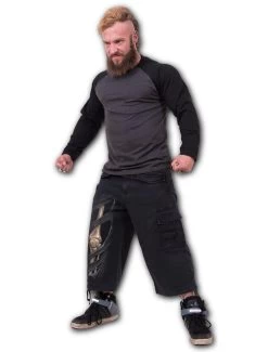 Spiral Bone Rips 3/4 Cargo Shorts - Small, Medium And 2XL -Fashion Apparel Big C Edit Model 86950.1631245424