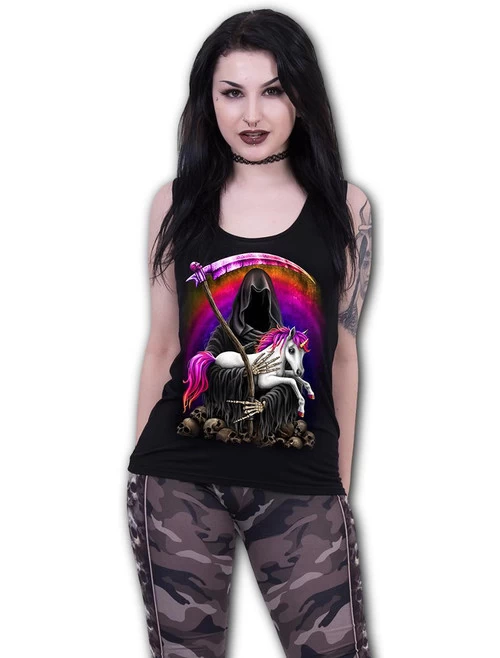 Spiral Dark Rainbow Razor Back Tank 4 Spiral Dark Rainbow Razor Back Tank - Image 2