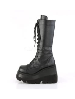 Demonia Shaker Mid-Calf Boots: Matte Black - PRE-ORDER -Fashion Apparel Big C Edit Outside 57419.1559105855