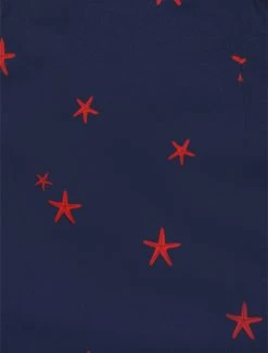 Collectif Polly Starfish Pencil Skirt - Large 10 Collectif Polly Starfish Pencil Skirt - Large -Fashion Apparel Big C Edit Pattern 62353.1602687551