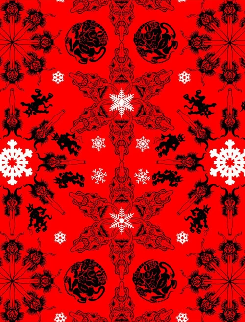 Kreepsville 666 Krampus Pencil Dress 5 Kreepsville 666 Krampus Pencil Dress - Image 3