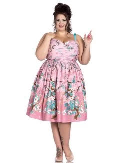 Hell Bunny Jenna Dress - XS, Small And Medium -Fashion Apparel Big C Edit Plus Front 13887.1567046240