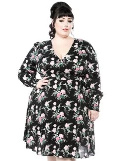 Hell Bunny Felicia Dress - Medium -Fashion Apparel Big C Edit SP Front Plus Closer 16984.1592329226