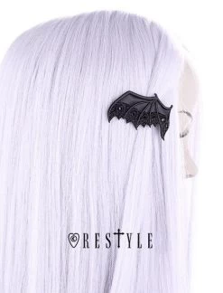 Restyle Lace Bat Wings Hair Clips -Fashion Apparel Big C Edit Side Hair 19984.1553489310