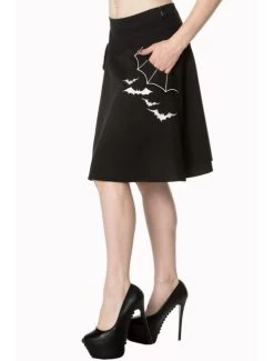 Banned Batting Eyelids Skater Skirt - XS And Small 11 Banned Batting Eyelids Skater Skirt - XS And Small -Fashion Apparel Big C Edit Side 17692.1566361742