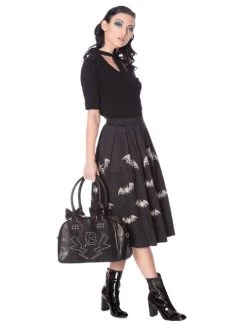 Banned Lace Bats Skirt - XS -Fashion Apparel Big C Edit Side 41186.1585673106