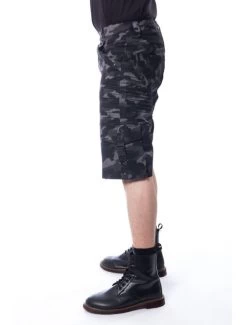 Vixxsin Conrad Shorts: Grey Camo -Fashion Apparel Big C Edit Side 66301.1574574382