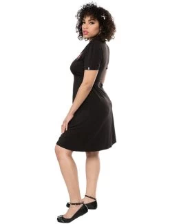 Sourpuss Rosie Dress: Voodoo Heart - XS 8 Sourpuss Rosie Dress: Voodoo Heart - XS -Fashion Apparel Big C Edit Side 96009.1562036031