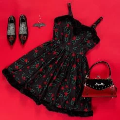 Sourpuss Holly Bats Sophia Dress 13 Sourpuss Holly Bats Sophia Dress -Fashion Apparel Big C Edit Stylised 2 40450.1581141812