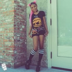 Akumu Ink Bone Collector Ladies' V-Neck T-Shirt 11 Akumu Ink Bone Collector Ladies' V-Neck T-Shirt -Fashion Apparel Big C Edit Stylised 22143.1565497428