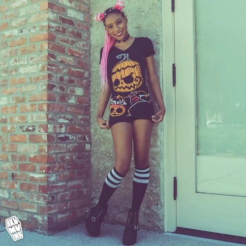 Akumu Ink Bone Collector Ladies' V-Neck T-Shirt 7 Akumu Ink Bone Collector Ladies' V-Neck T-Shirt - Image 5