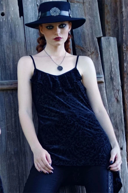 Killstar Imogen Hankyhem Top - Small 6 Killstar Imogen Hankyhem Top - Small - Image 4